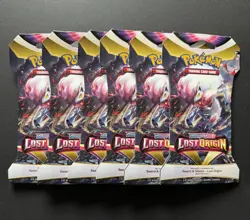 Pokemon TCG - SWSH - Lost Origin - Sleeved Booster Pack x6 - New & Sealed - Image 1
