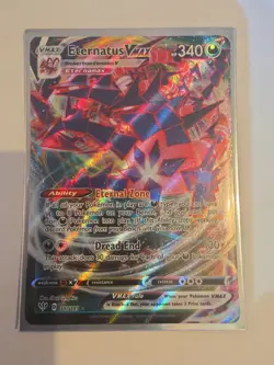 Pokemon TCG Eternatus VMAX Darkness Ablaze Holo Ultra Rare - Image 1