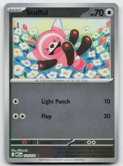 Stufful 111/132 Common Mega Evolution Pokemon Reverse Holo Near Mint - Image 1