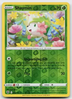 Shaymin 014/189 Rare Astral Radiance Pokemon Reverse Holo Near Mint - Image 1