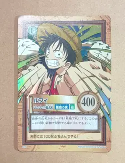 One Piece From TV animation Carddass Hyper Battle Monkey D. Luffy C35 Holo - Image 1