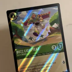 Lorcana Buzz Lightyear Space Ranger 57/204 Storyborn Emerald Disney AMC Promo - Image 3