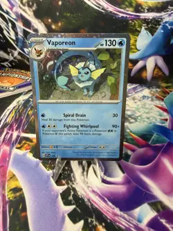 Vaporeon - 168 (Cosmos Holo) 168 Sv: Scarlet & Violet Promo Cards Holo - Image 1