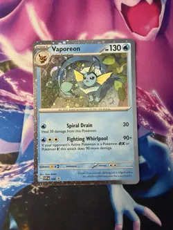 Vaporeon - 168 (Cosmos Holo) 168 Sv: Scarlet & Violet Promo Cards Holo - Image 3