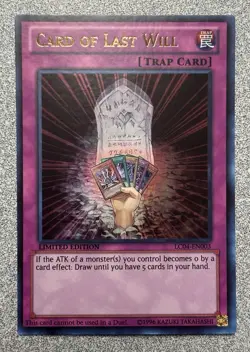 Card of Last Will LC04-EN003 Ultra Rare Limited Edition NM - Image 1