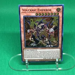 Volcanic Emperor LD10-EN018 Ultra Rare 1st Editon NM Yugioh Card - Image 1