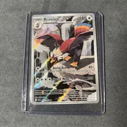 Pokemon Braviary 155/086 Illustration Rare Holo SV: Black Bolt Stage 1 TCG Card - Image 1