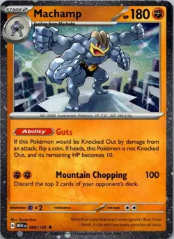 Machamp (Cosmos Holo) 068/165 Holo Miscellaneous Cards & Products Pokemon NM - Image 2