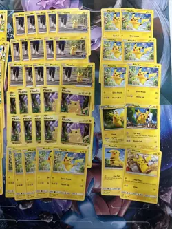 100x Pikachu Pokemon TCG Non Holo Card Lot - As Shown - Multiples - Various Sets - Image 3