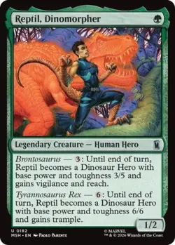 ~ Reptil, Dinomorpher ~ NM ~ Marvel Super Heroes ~ MTG ~ - Image 1