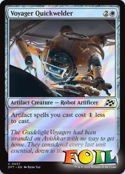 Voyager Quickwelder 0037 MTG Aetherdrift Common NP Foil - Image 1