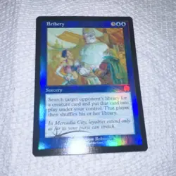 Wizards of the Coast MTG Bribery Mercadian Masques English Foil Blue Sorcery - Image 2