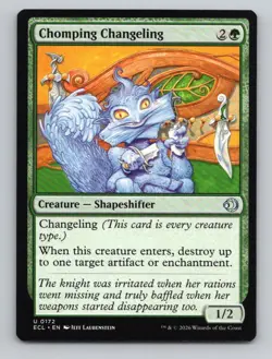 Chomping Changeling U Lorwyn Eclipsed 172 NM - Image 1