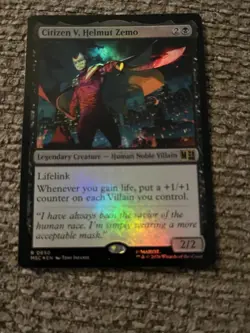 Citizen V. Helmut Zemo Foil Marvel Super Heroes Mtg Nm 0650 - Image 1