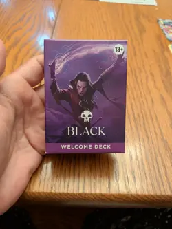 Wizards of the Coast Magic: The Gathering Welcome Deck BLACK Factory Sealed - Image 1