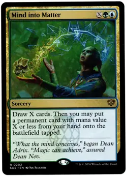 Mind into Matter #202 (SOS) Secrets of Strixhaven Rare MTG - Image 1