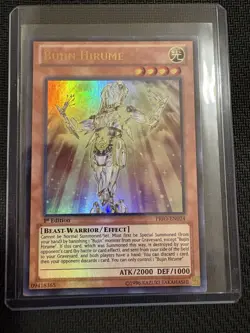 Yugioh! MP Bujin Hirume - MP15-EN017 - Ultra Rare 1st Edition Lightly Played LP - Image 1
