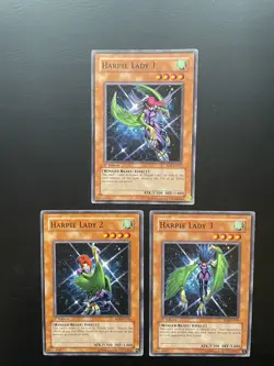 Yugioh Harpie Lady 1 + 2 + 3 RDS-EN017 18 19 1st Edition Common LP/MP - Image 1