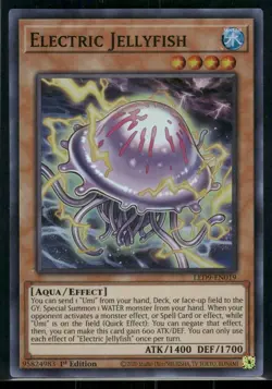 Electric Jellyfish LED9-EN019 Legendary Duelists: Duels From Deep Yu-Gi-Oh NM - Image 1