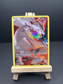 Pokemon TCG Reshiram XY74 Full Art Holo Black Star Promo Card - Image 1