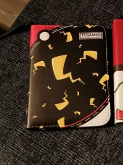 TCGAMES Pokemon 3-ring Card Binder, 4 Pocket, 40 Empty Page Collector's Album - Image 1