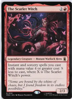The Scarlet Witch 151 Rare Marvel Super Heroes Magic: The Gathering Near Mint - Image 1
