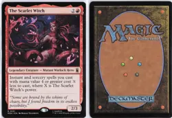The Scarlet Witch 151 Rare Marvel Super Heroes Magic: The Gathering Near Mint - Image 3