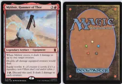 Mjolnir, Hammer of Thor 146 Mythic Marvel Super Heroes Magic: The Gathering NM - Image 3