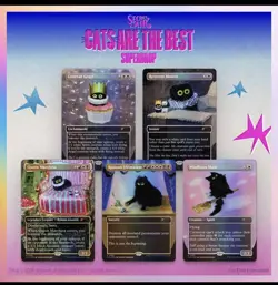 Magic The Gathering: Cats are the Best-Purr Majesty Foil Edition PRESALE - Image 1