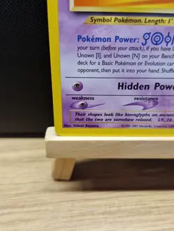 Pokemon TCG WOTC Black Star Promo Unown [J] 38 - Excellent - Image 5