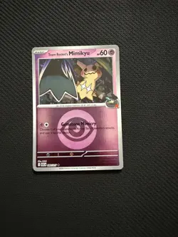 Team Rocket's Mimikyu (Energy Symbol) 097/217 Ascended Heroes Reverse Holo NM - Image 1