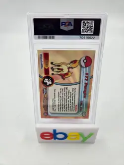 Ponyta Topps Chrome Pokemon TV Animation Edition PSA 4 2000 - Image 2