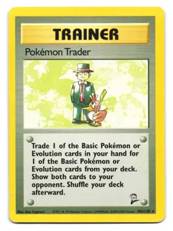 Pokemon Trader 106/130 Rare Base Set 2 Pokemon HP - Image 1