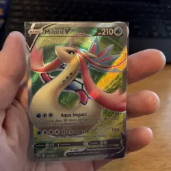 Milotic V Full Art 179/192 Ultra Rare Rebel Clash Pokemon TCG Near Mint - Image 3