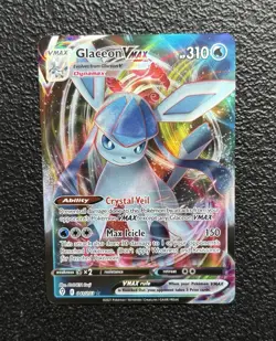Pokemon TCG - Glaceon VMAX 041/203 - Full Art Holo Rare - Evolving Skies *NM/M - Image 1