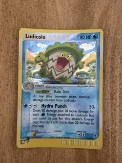 Pokemon TCG EX Sandstorm Ludicolo Holo Rare 7/100 Near Mint - Image 1