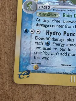 Pokemon TCG EX Sandstorm Ludicolo Holo Rare 7/100 Near Mint - Image 5