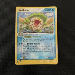 Pokemon EX Sandstorm Ludicolo Holo Card 7/100 - Image 1