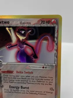 Mewtwo (Delta Species) 12/113 Delta Species Holo NM - Image 3