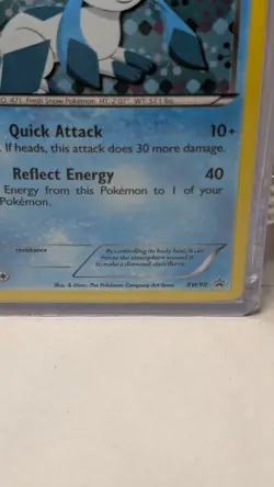 Pokemon TCG Card Rare Glaceon BW90 Black & White Holo NM 2013 - Image 5