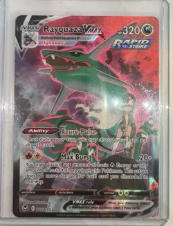 Pokemon TCG Rayquaza VMAX Ultra Rare Holo Card TG20/TG30 Mint Condition - Image 3