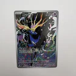 Xerneas 091/086 Me04: Chaos Rising Illustration Rare Pokemon Card TCG NM - Image 1