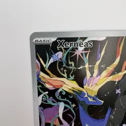 Xerneas 091/086 Me04: Chaos Rising Illustration Rare Pokemon Card TCG NM - Image 2