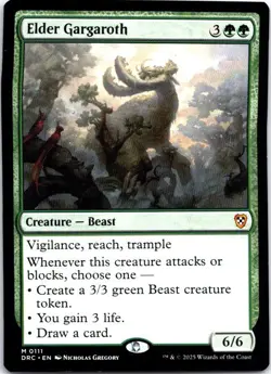 Elder Gargaroth 111 Mythic Commander: Aetherdrift Magic: The Gathering Near Mint - Image 1