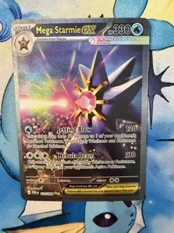 Pokemon Mega Starmie ex 118/088 SIR Special Illustration Rare Perfect Order NM - Image 1