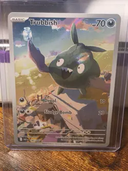 Pokemon Trubbish 140/086 Sv: White Flare Illustration Rare Holo English 2025 - Image 1