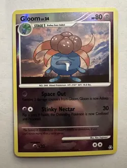 Gloom 97/146 Pokemon Legends Awakened Reverse Holo LP Pokemon TCG 2008 - Image 1