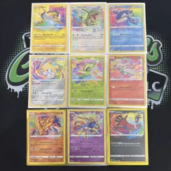 Amazing Rare Complete Set of 9 - Vivid Voltage Shining Fates Pokemon Card - M/NM - Image 1