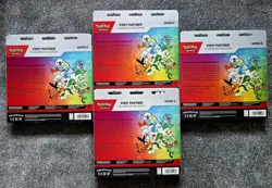 x4 Pokemon TCG: First Partner Illustration Collection - Series 2 | Factory Seal - Image 2