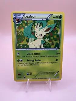 Pokemon TCG Leafeon BW87 BW Black Star Promo Holo Stage 1 English 2013 LP* - Image 1